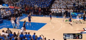 png电子平台顶住压力！杰伦威空位三分命中助雷霆反超 直接打停掘金